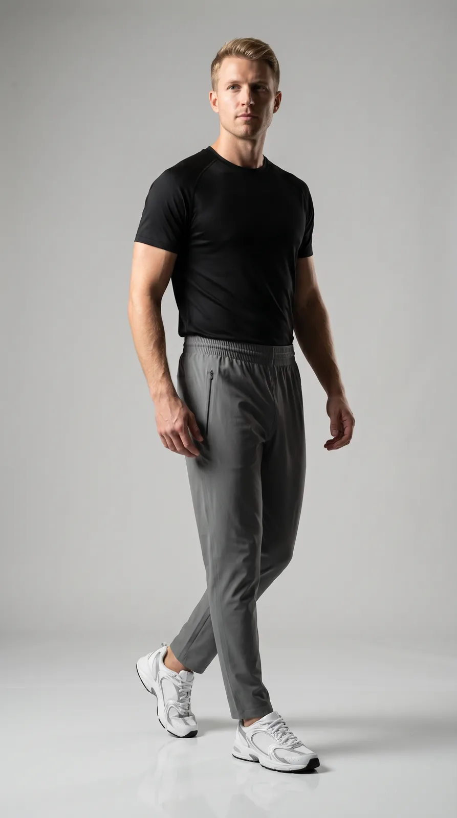 Men Charcoal Active Jogger