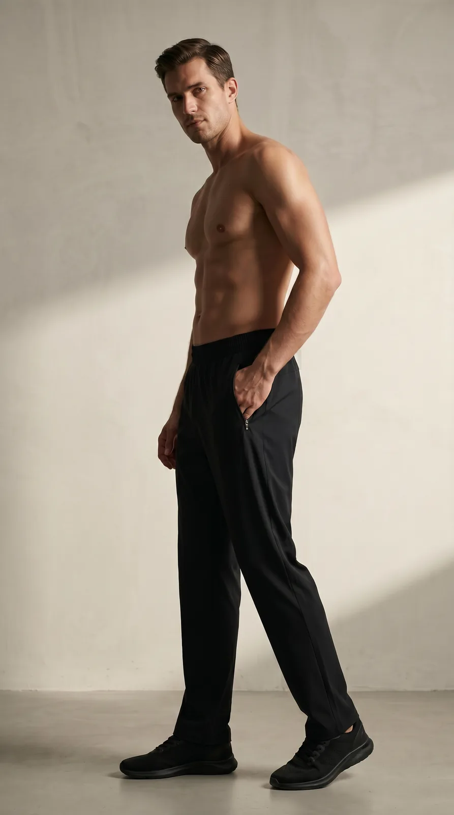 Men Black Slim Jogger