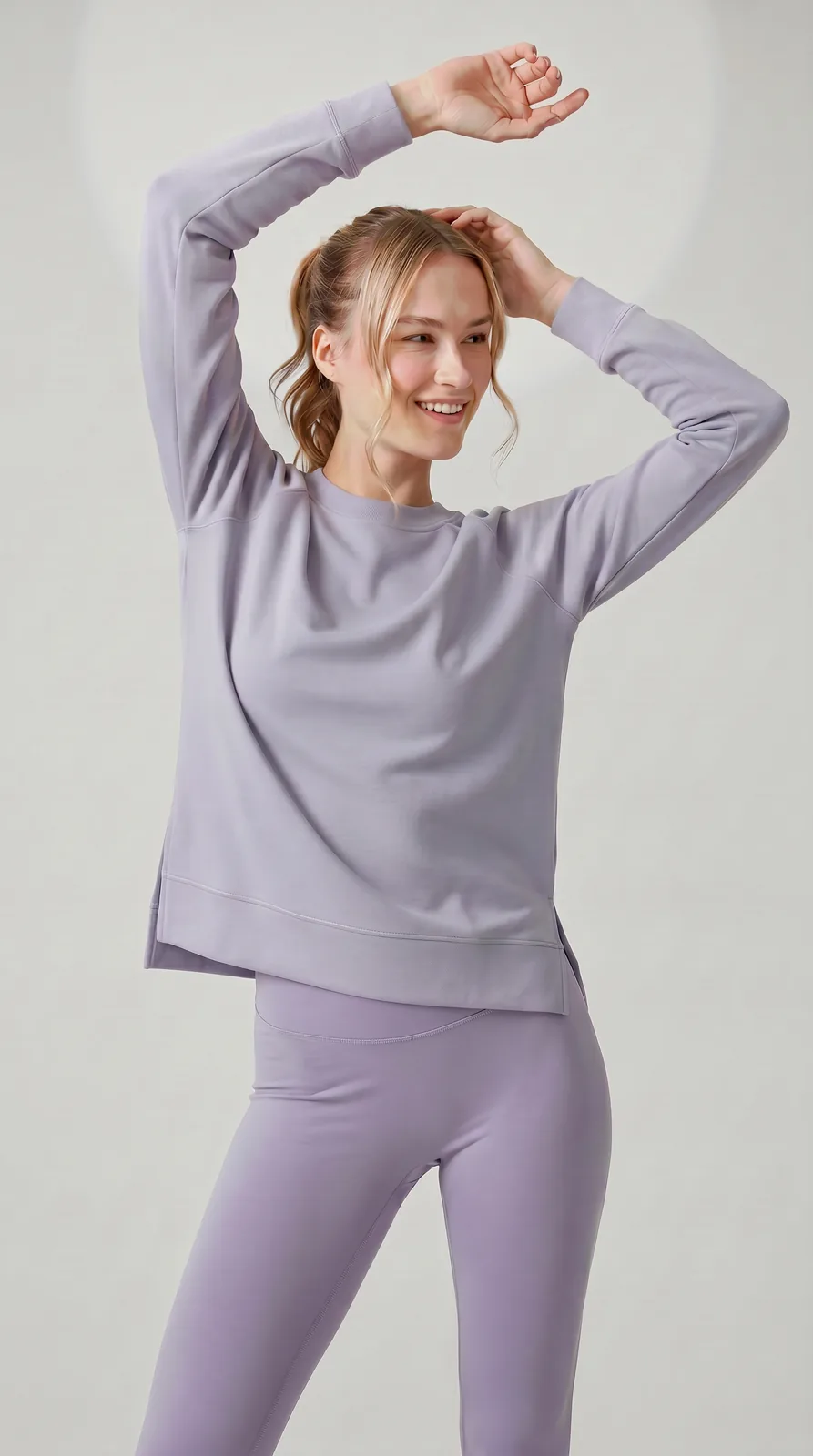 Women Lavender Pullover Set