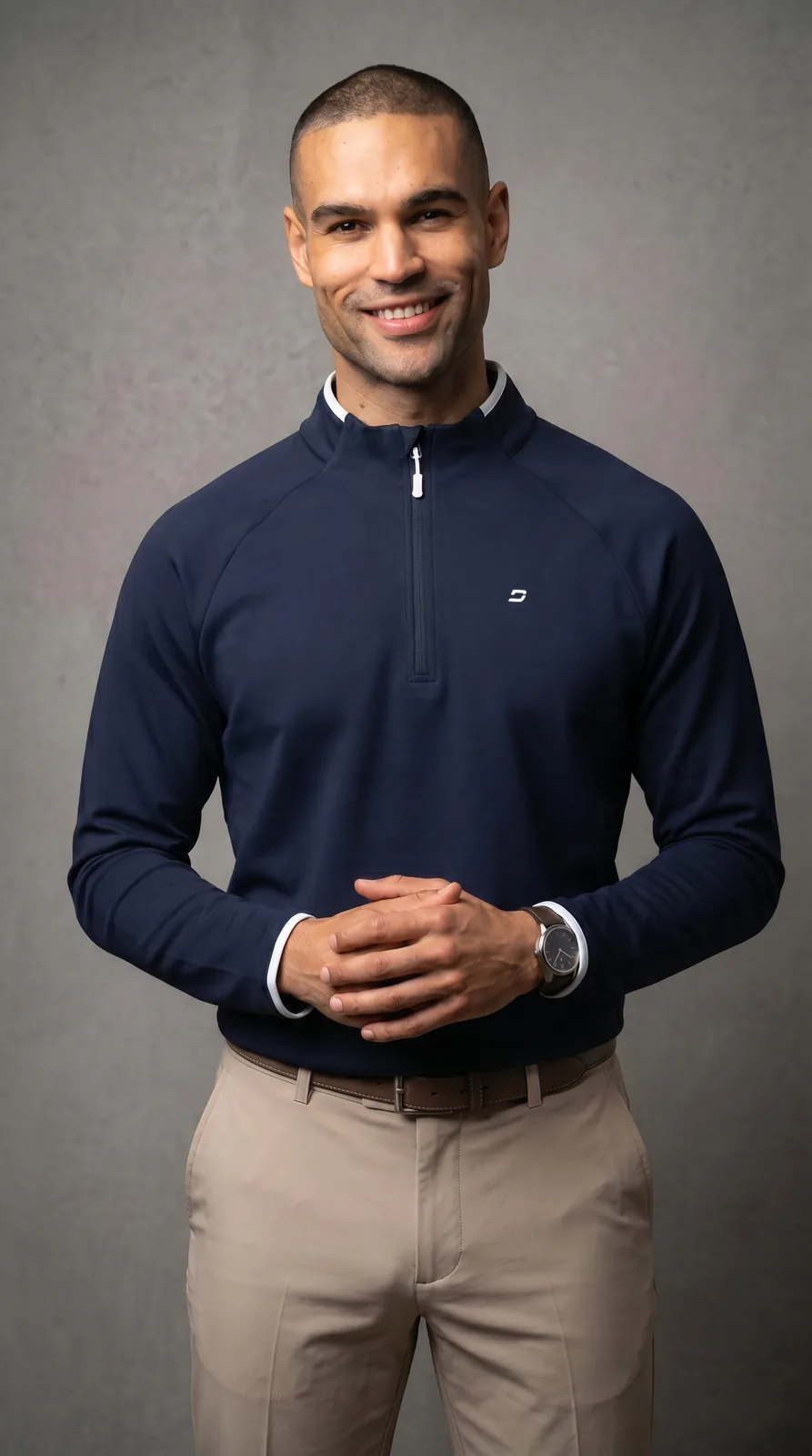 Men Mock Neck Training Top